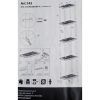 Стеллаж Plastmeccanica Universal Vent пластиковый 5 полок 60х30х180 см черный (5137) изображение 6