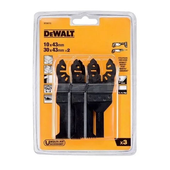 Полотно Stanley полотен пильных погружных для реноваторов DWE315, DCS355, 3 шт. (DT20713) изображение 2