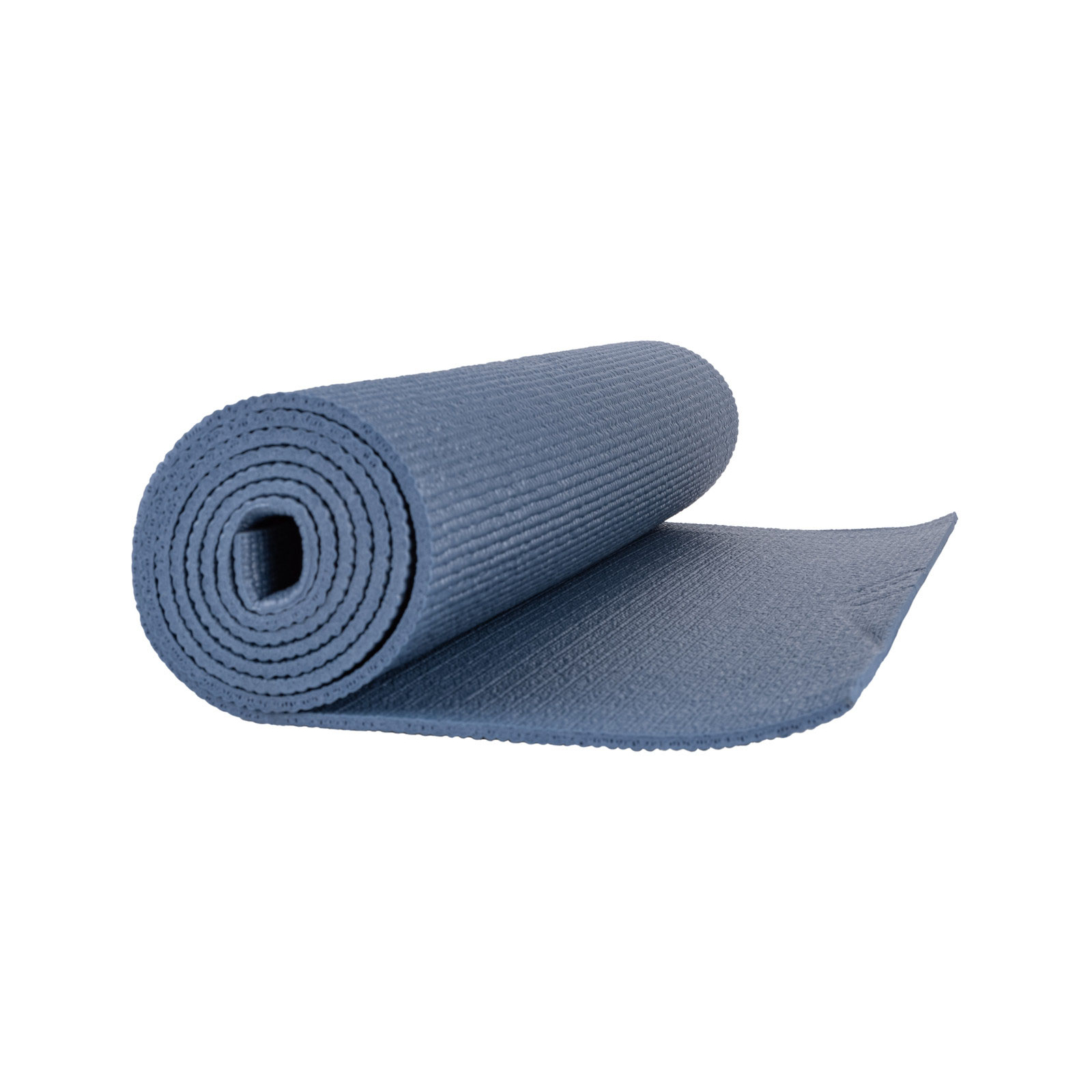 Коврик для йоги PowerPlay PVC Yoga Mat 173 x 61 x 0.6 см Темно-синій (PP_4010_Navy_(173*0,6)) изображение 3