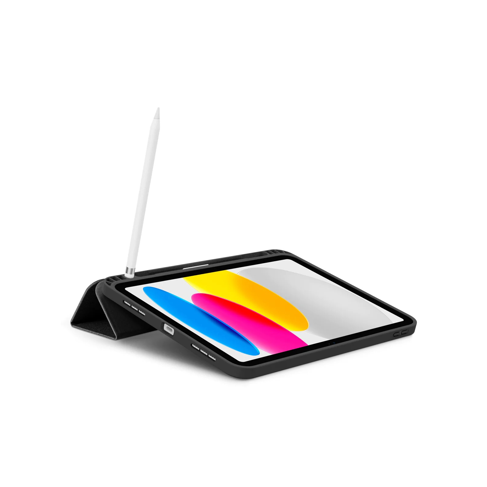Чехол для планшета Spigen Apple iPad 10.9"(2022) Urban Fit, Black (ACS05306) изображение 5