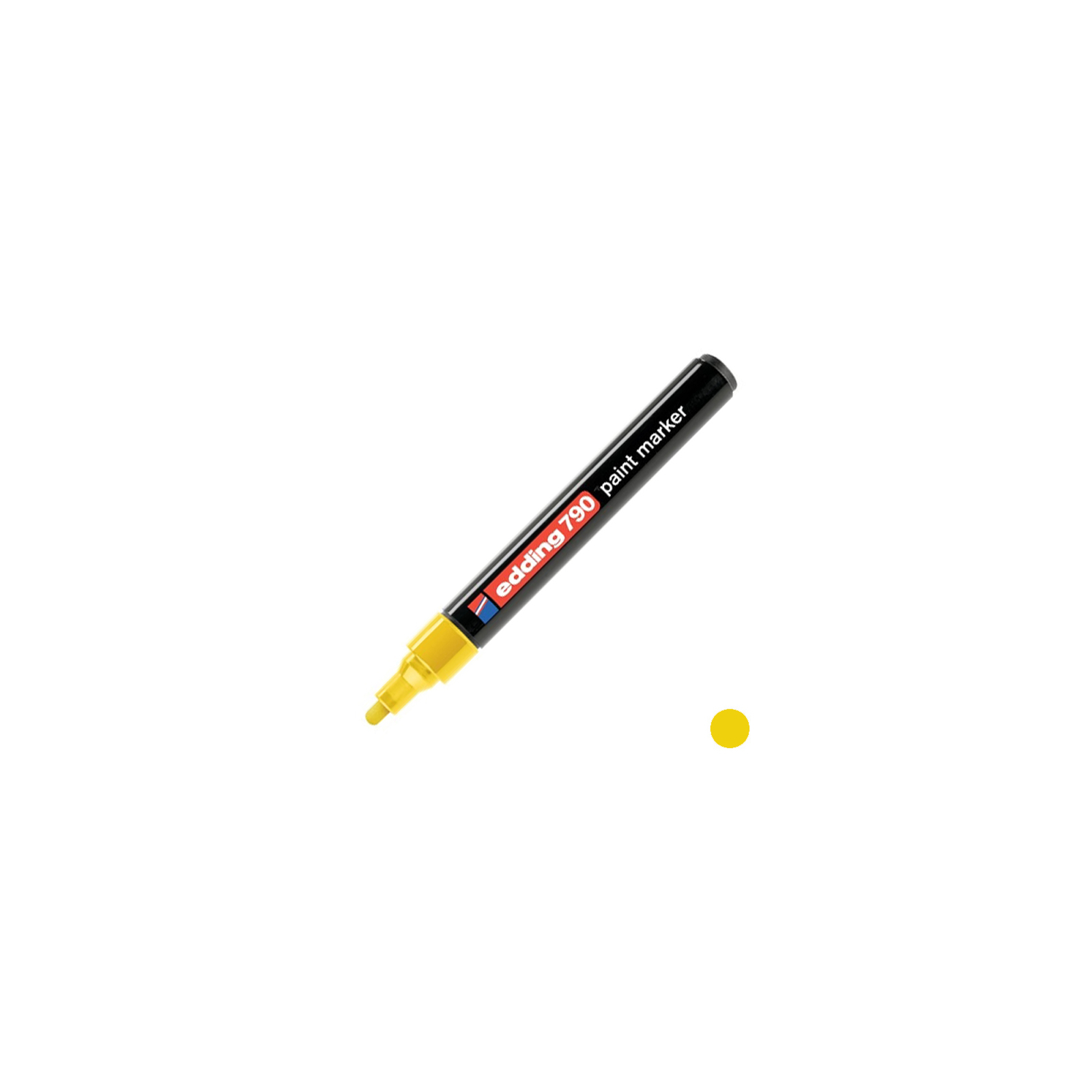 Маркер Edding для декоративных работ Paint E-790 2-3 мм Желтый (e-790/05) изображение 2