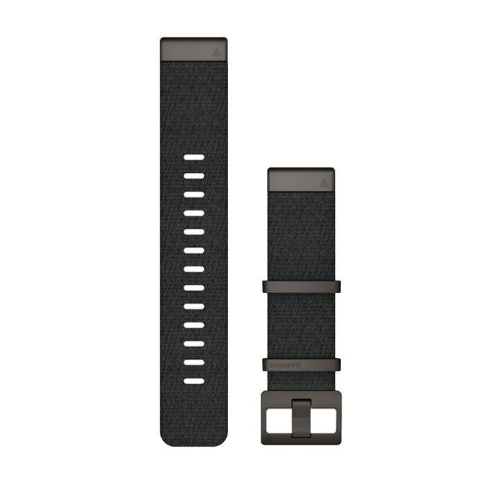 Ремешок для смарт-часов Garmin MARQ, QuickFit 22m, Jacquard-weave Nylon Strap, Heathered Black (010-12738-03)