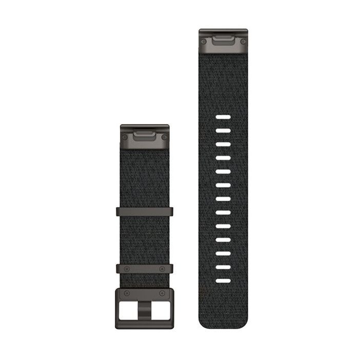 Ремешок для смарт-часов Garmin MARQ, QuickFit 22m, Jacquard-weave Nylon Strap, Heathered Black (010-12738-03) изображение 2