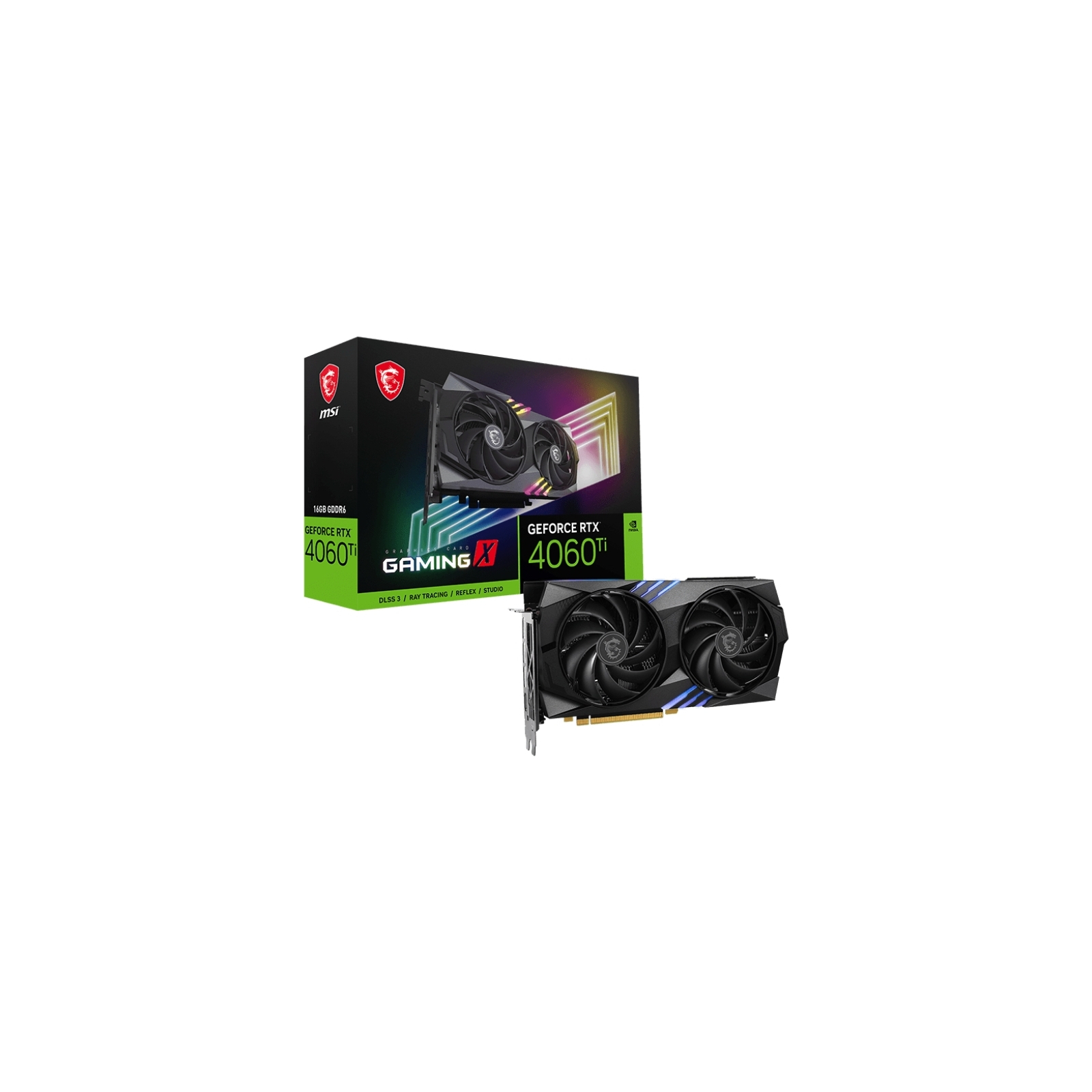Видеокарта MSI GeForce RTX4060Ti 16Gb GAMING X (RTX 4060 Ti GAMING X 16G) изображение 5