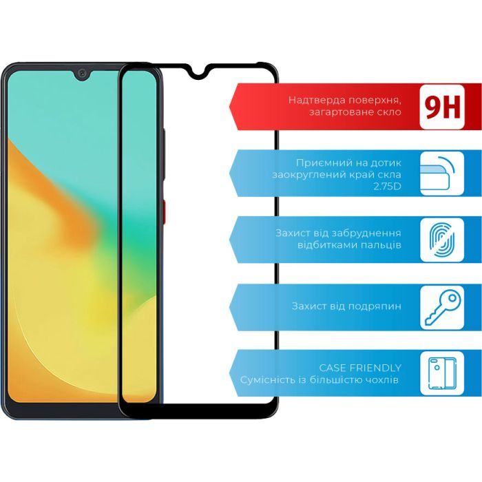Стекло защитное ACCLAB Full Glue ZTE Blade A7 2019 (1283126508851) изображение 2