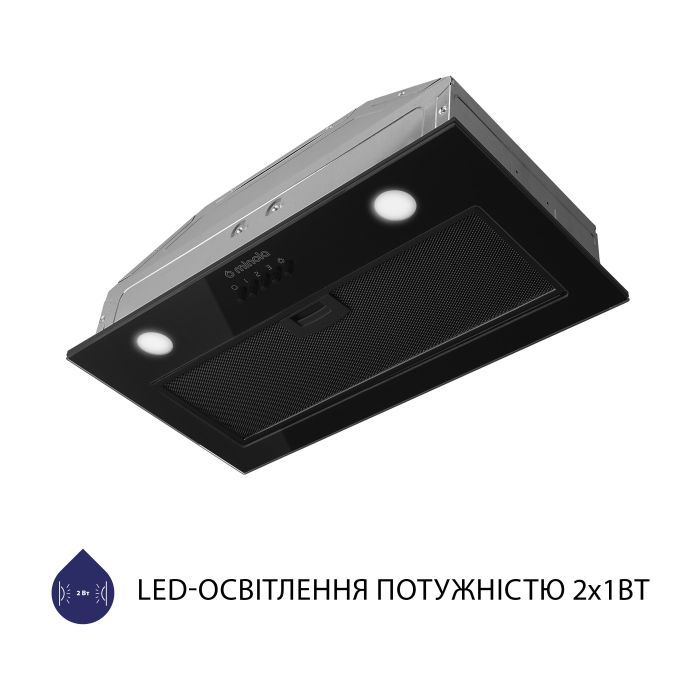 Витяжка кухонна Minola HBI 52622 BL GLASS 700 LED зображення 3