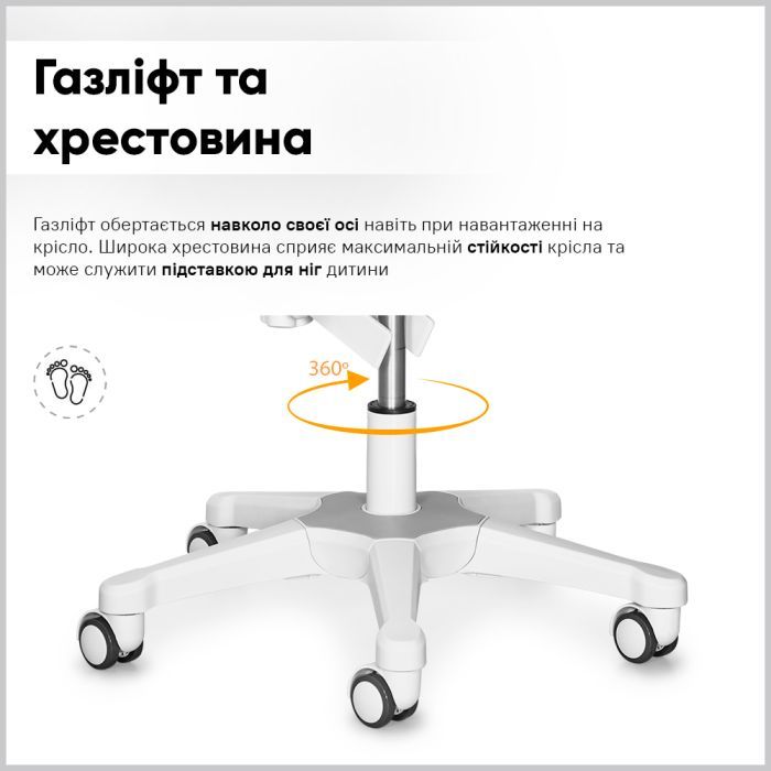 Парта с креслом ErgoKids TH-330 W/G + Y-208 G изображение 12