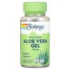 Травы Solaray Алоэ вера, концентрированный гель, 10 мг, Aloe Vera Gel, 100 вег (SOR00120)