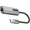 Переходник USB 3.0 to Ethernet RJ45 1000Mb Aluminum black Vention (CEWHB) изображение 2