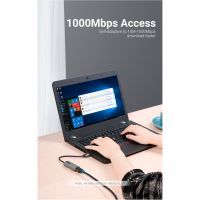Переходник USB 3.0 to Ethernet RJ45 1000Mb Aluminum black Vention (CEWHB) изображение 5