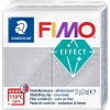 Пластика Fimo Effect, Срібло з блискітками, 57 г (4007817096307)