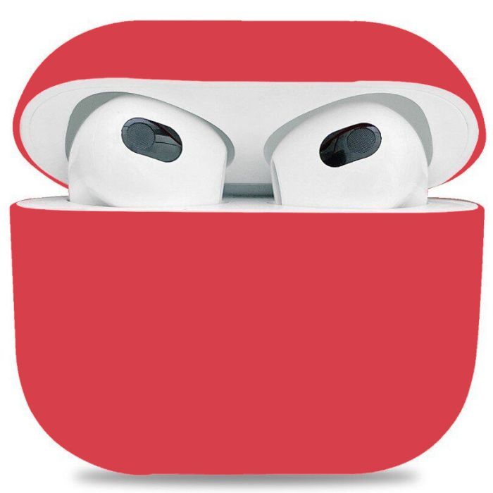 Чехол для наушников Armorstandart Ultrathin Silicone Case для Apple AirPods 3 Crimson (ARM60294)
