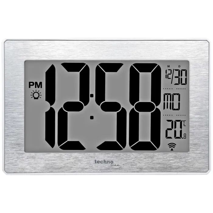 Настенные часы Technoline WS8019 Silver (DAS301306)