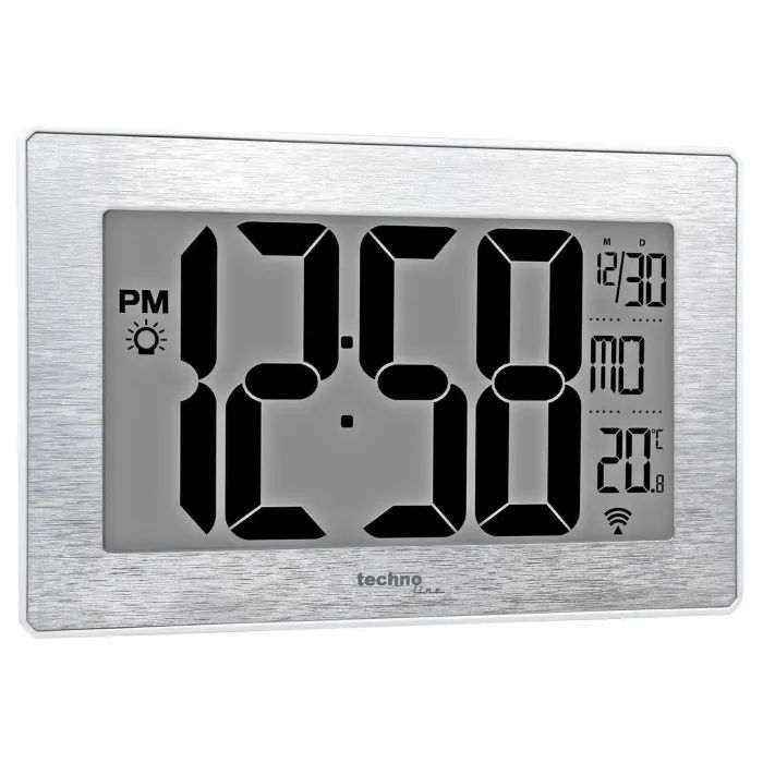 Настенные часы Technoline WS8019 Silver (DAS301306) изображение 2