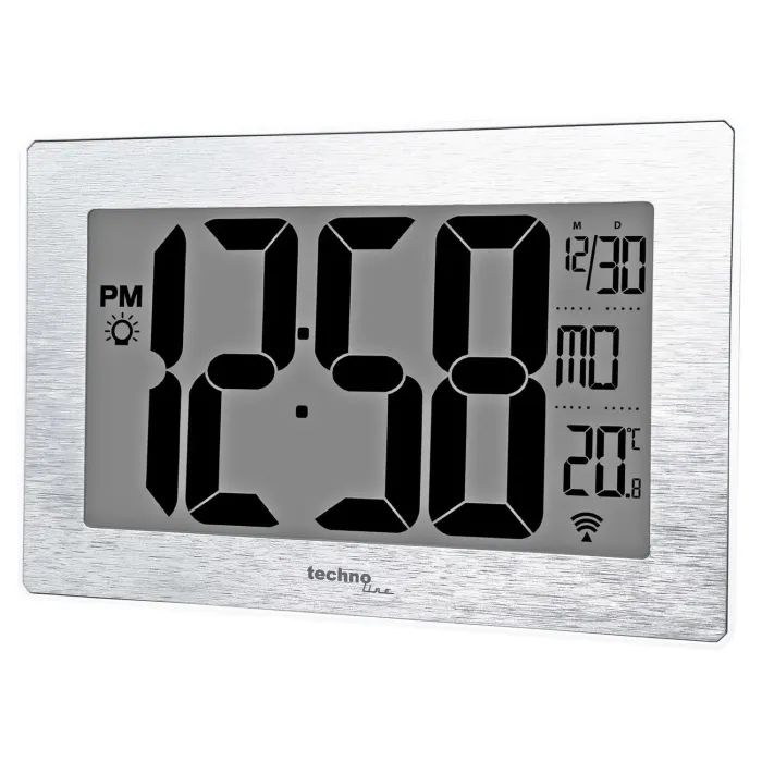 Настенные часы Technoline WS8019 Silver (DAS301306) изображение 3