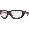 Защитные очки Milwaukee Premium, прозрачные с мягкими вкладками (4932471885)