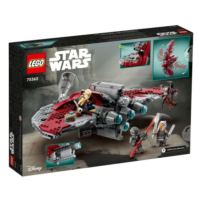 Конструктор LEGO Star Wars Шаттл джедаев T-6 Асоки Тано 601 деталь (75362) изображение 7