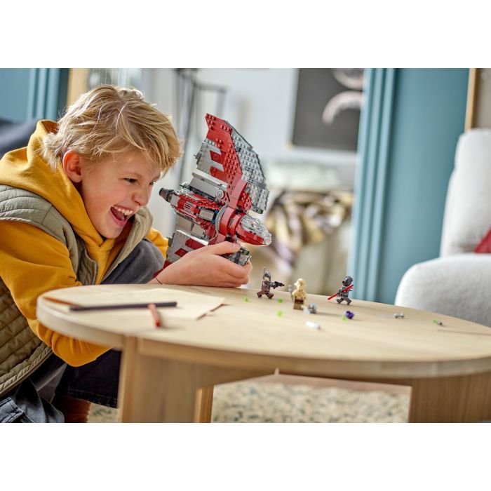 Конструктор LEGO Star Wars Шаттл джедаев T-6 Асоки Тано 601 деталь (75362) изображение 9
