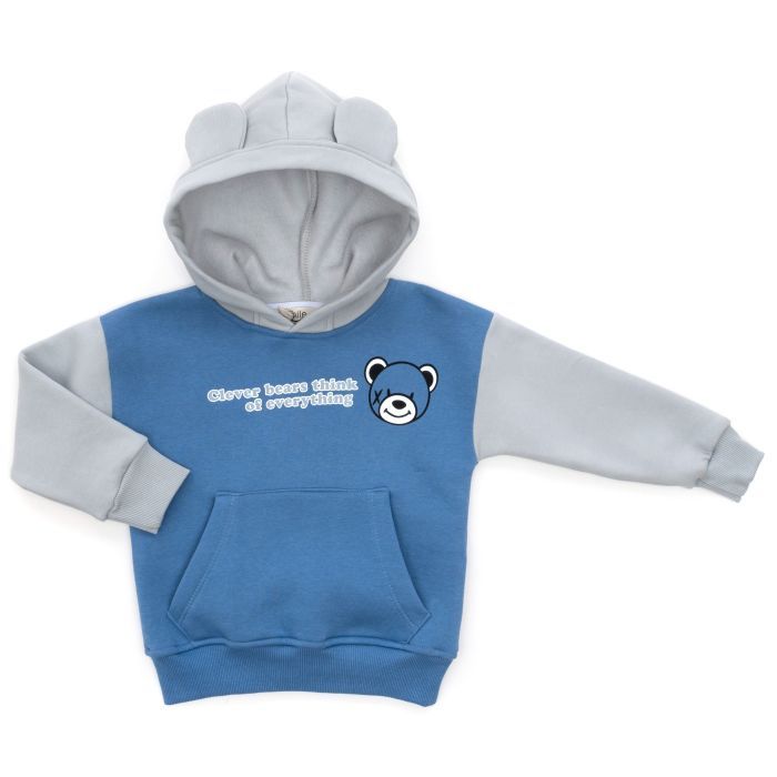 Спортивний костюм дитячий Smile флисовий (8126-92B-blue) зображення 2