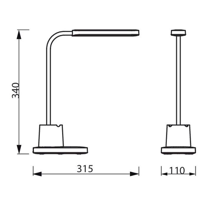 Настольная лампа Philips LED Reading Desk lamp Bucket біла (929003241107) изображение 2