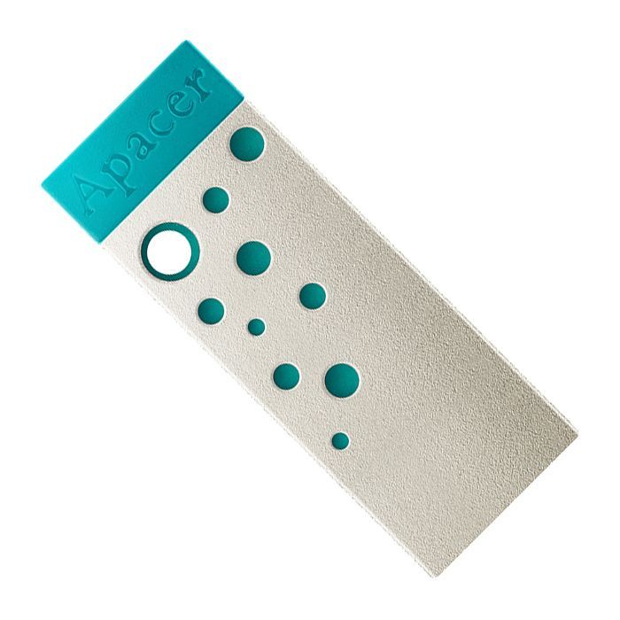 USB флеш накопичувач Apacer 64GB AH11J Turquoise Green USB 2.0 (AP64GAH11JG-1)