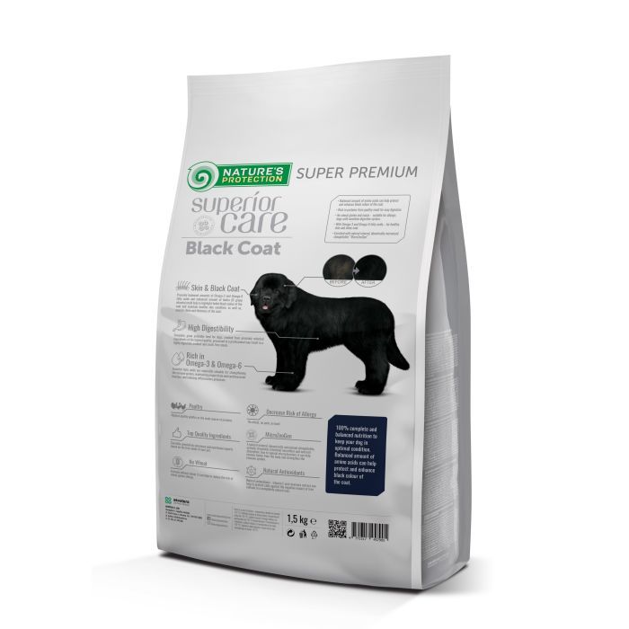 Сухий корм для собак Nature's Protection Superior Care Dark Coat Adult All Breeds 1.5 кг (NPSC47622) зображення 2