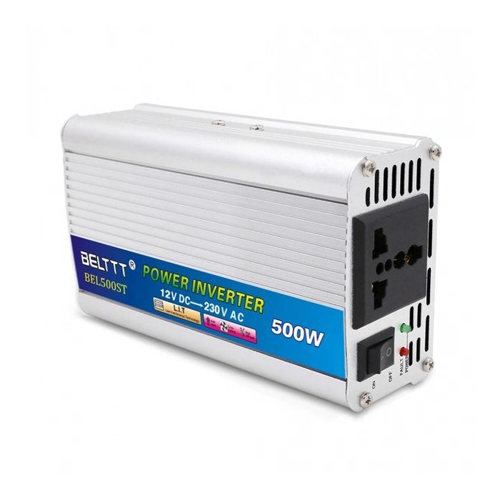 Автомобільний інвертор Belttt 500W, модифікована синусоїда (BEL500ST) зображення 2