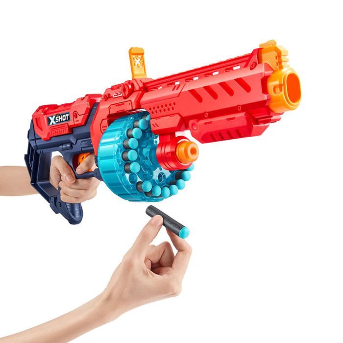 Іграшкова зброя Zuru X-Shot Red Швидкострільний бластер EXCEL Turbo Fire (48 патронів) (36270R) зображення 2