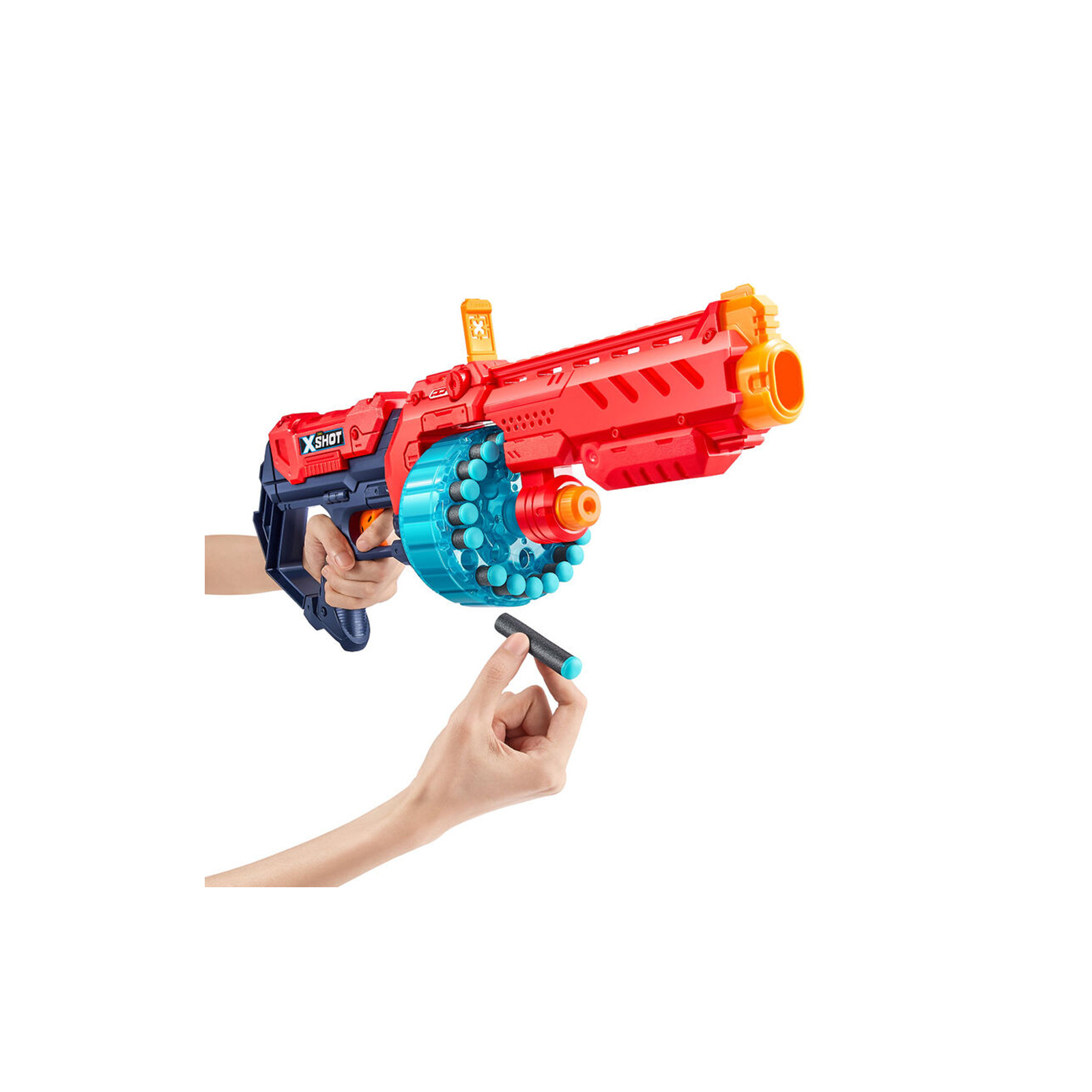 Іграшкова зброя Zuru X-Shot Red Швидкострільний бластер EXCEL Turbo Fire (48 патронів) (36270R) зображення 2
