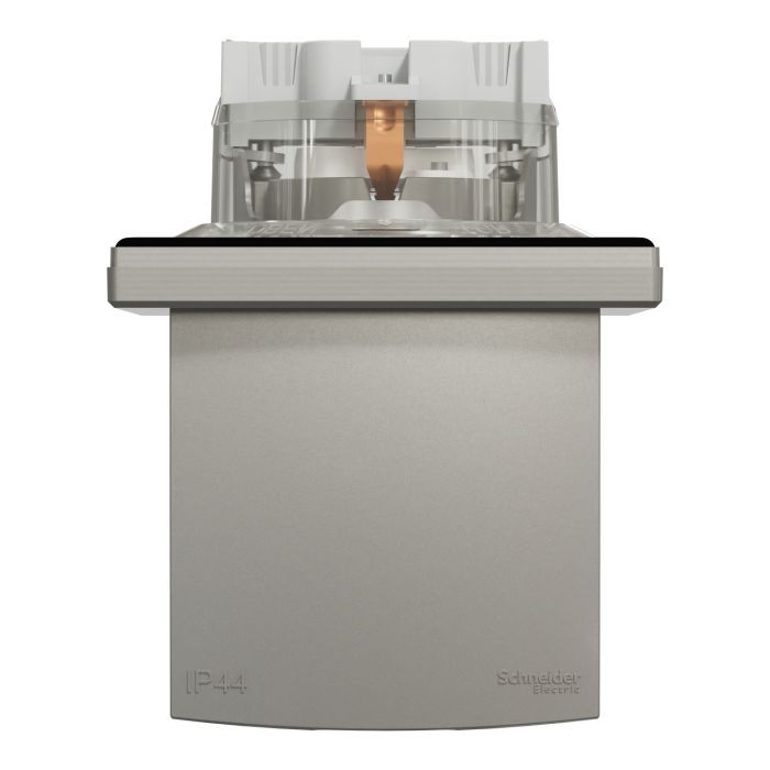 Розетка Schneider Electric ASFORA IP44, антрацит (EPH3100371) изображение 5