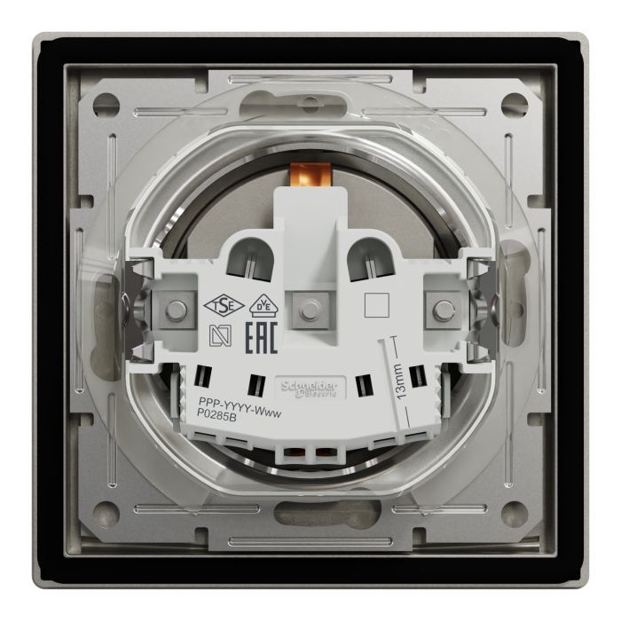 Розетка Schneider Electric ASFORA IP44, антрацит (EPH3100371) изображение 8
