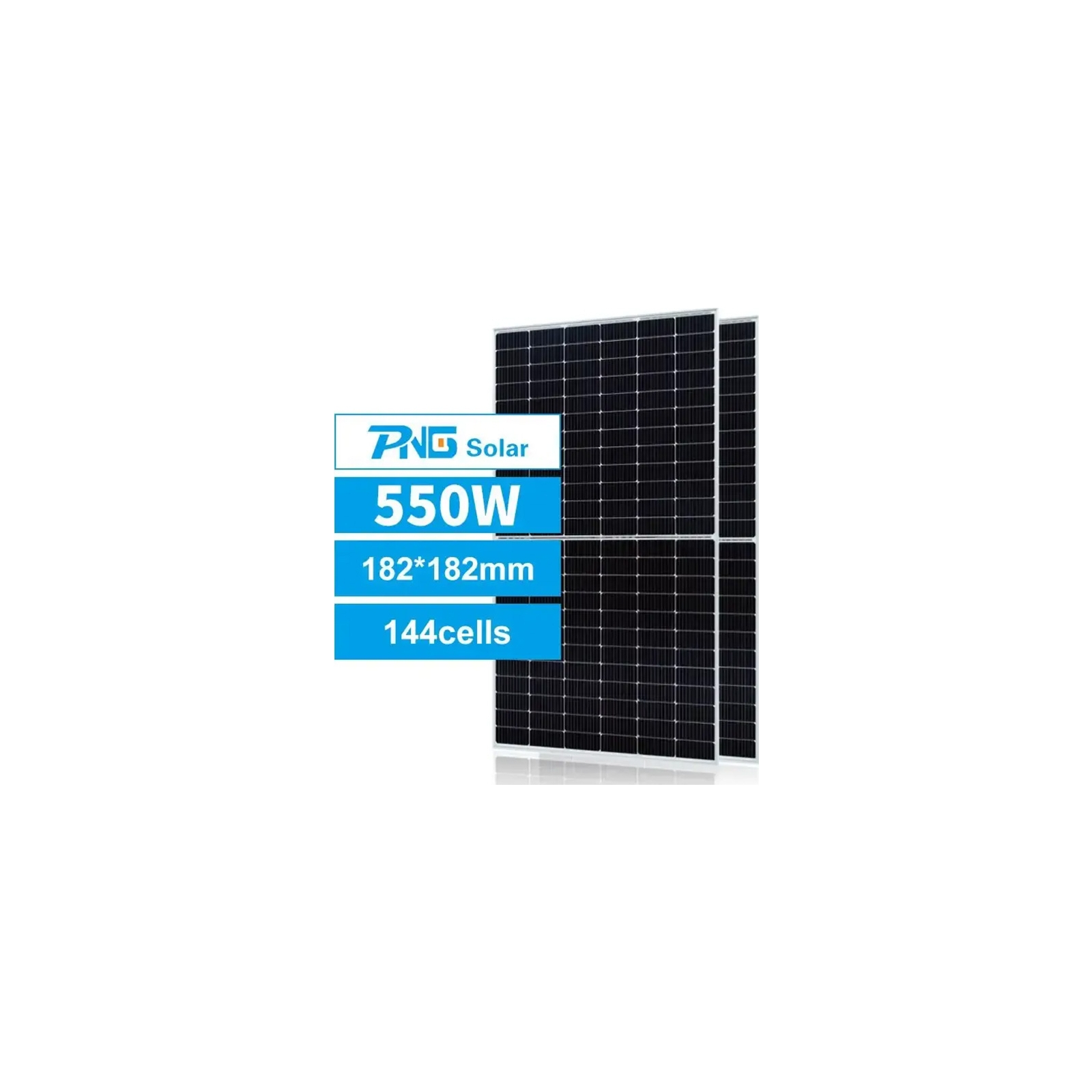 Сонячна панель PNG Solar 500W with 182mm half-cell monocrystalline (PNGMH66-B8-500) зображення 2
