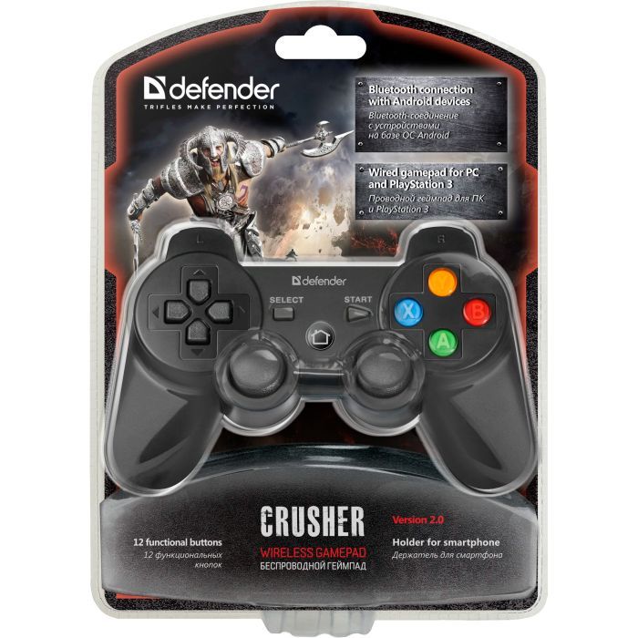 Геймпад Defender Crusher USB Bluetooth Li-Ion PS3/PC/Android (64290) изображение 9
