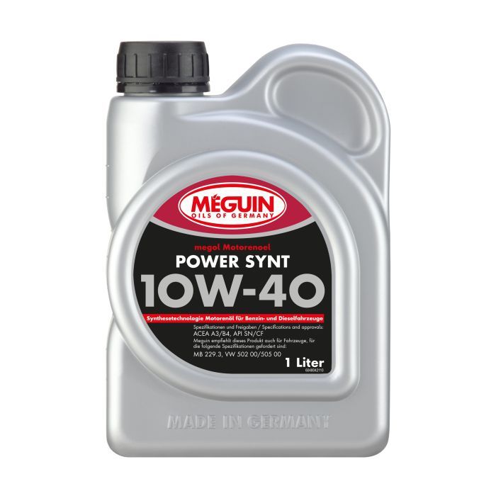Моторное масло Meguin POWER SYNT SAE 10W-40 1л (4804)
