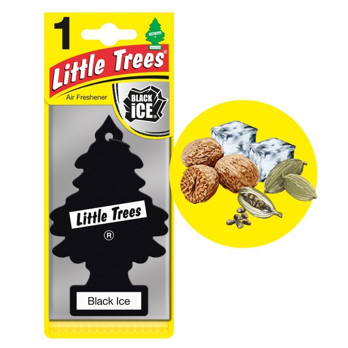 Ароматизатор для автомобіля Little Trees Чорний лід (78092) зображення 3