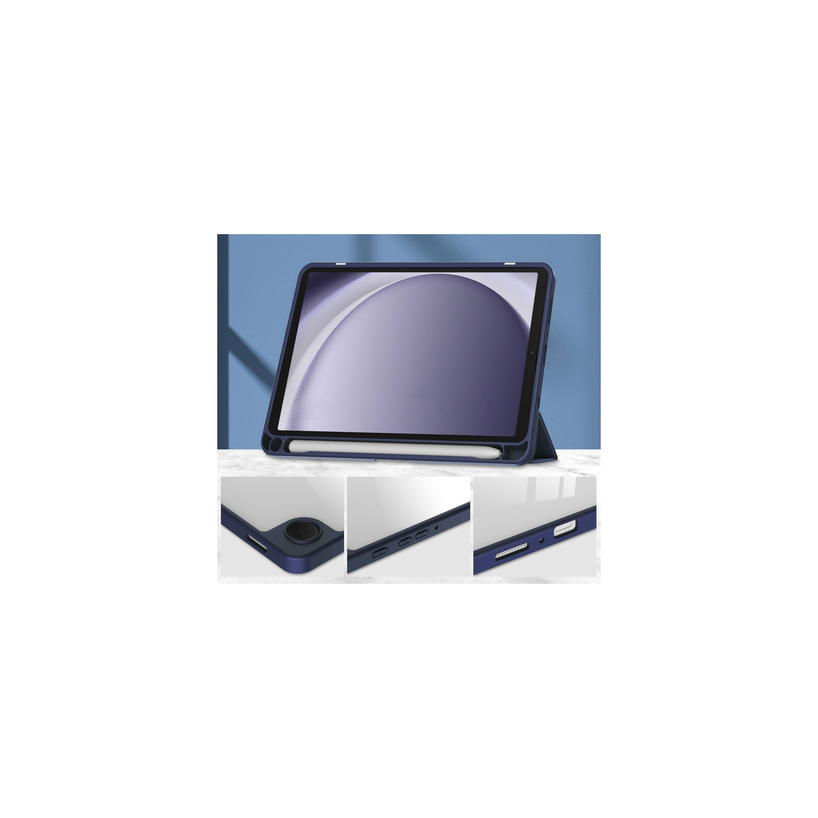 Чохол до планшета BeCover Soft Edge stylus holder Samsung Tab A9 SM-X115 8.7" Light Blue (710358) зображення 4