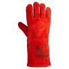 Захисні рукавиці Sigma краги зварювальника р10.5, клас АВ, довжина 35см (червоні) (9449341) зображення 2