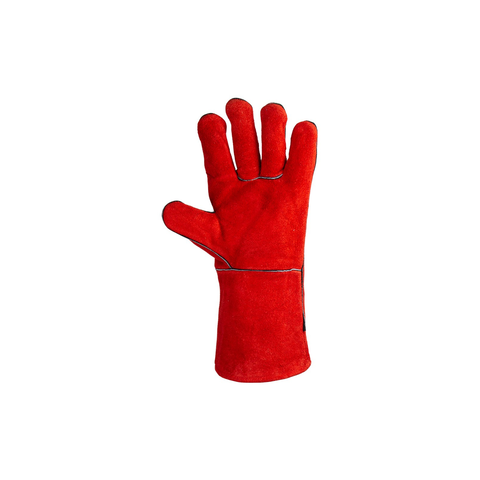 Защитные перчатки Sigma краги сварщика р10.5, класс АВ, длина 35см (красные) (9449341) изображение 3