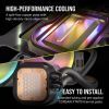 Система рідинного охолодження Corsair iCUE Link H170i LCD RGB (CW-9061009-WW) зображення 9