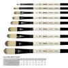 Пензлик для малювання Rosa Синтетика овальна, BREEZE 1226FR, №8 (4823098535584) зображення 3