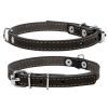 Ошейник для животных Collar одинарный Ш 20 мм Д 32-40 см черный (01331)