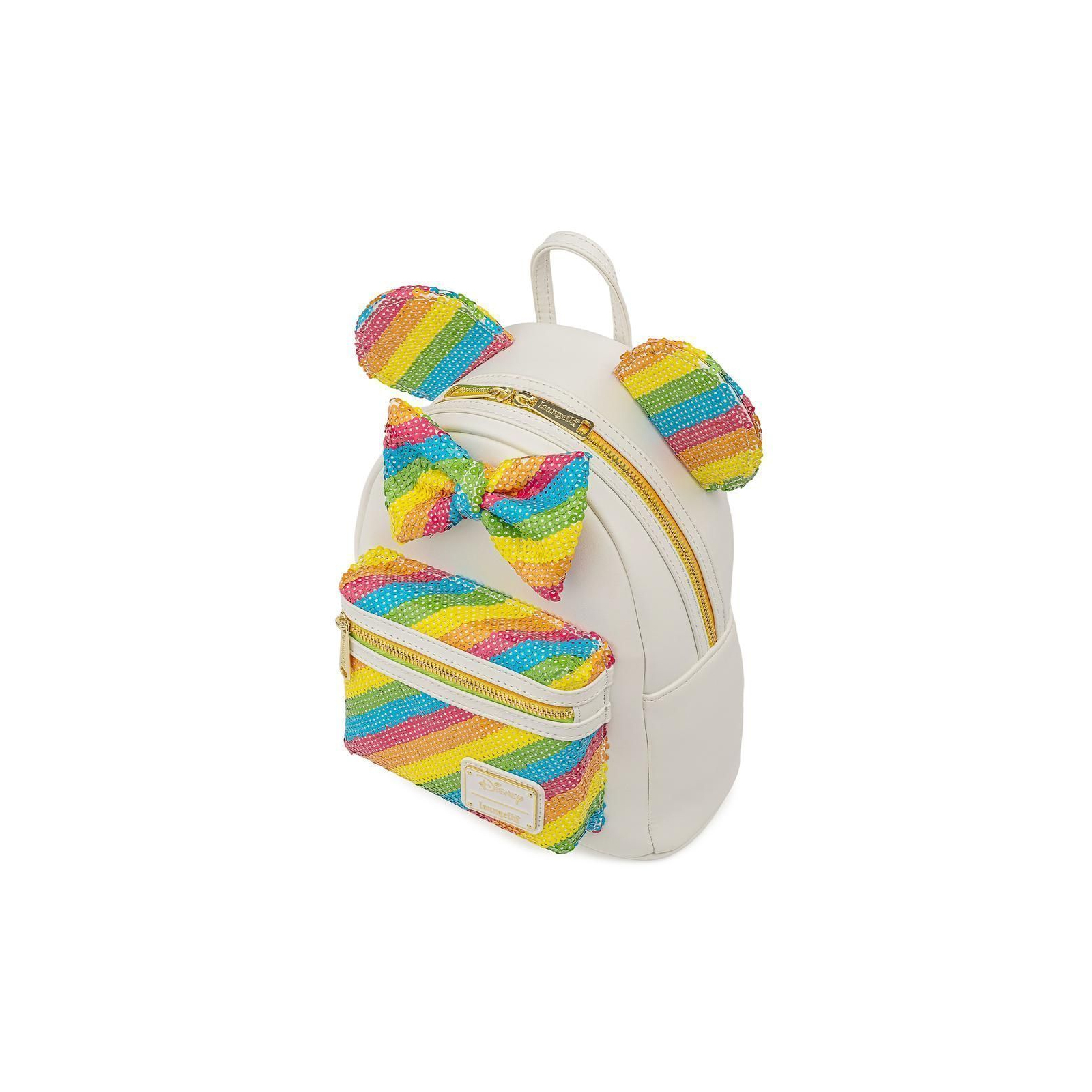Рюкзак шкільний Loungefly Disney - Minnie Mouse Sequined Rainbow Mini Backpack (WDBK1659) зображення 2