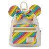 Рюкзак школьный Loungefly Disney - Minnie Mouse Sequined Rainbow Mini Backpack (WDBK1659) изображение 4