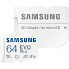 Карта пам'яті Samsung Miсro-SDXC memory card 64GB C10 UHS-I R130MB/s Evo Plus + SD (MB-MC64KA/EU) зображення 5