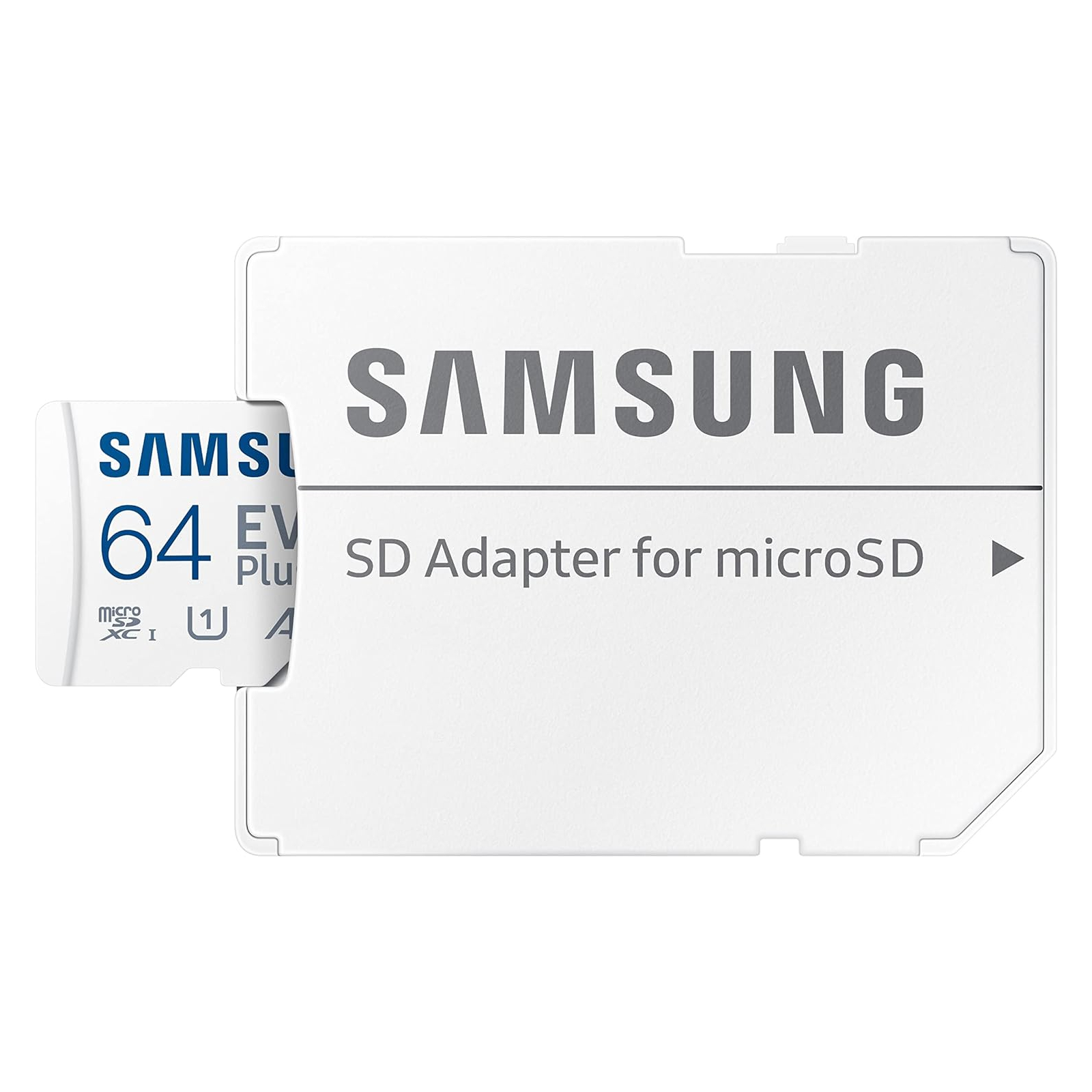 Карта пам'яті Samsung Miсro-SDXC memory card 64GB C10 UHS-I R130MB/s Evo Plus + SD (MB-MC64KA/EU) зображення 6