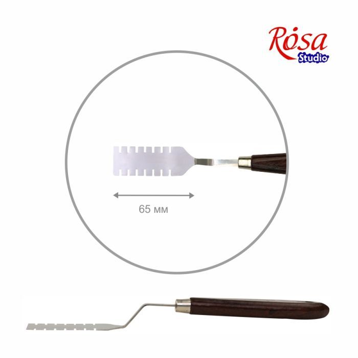 Мастихін Rosa Studio ArtWork №9 прямокутний, довжина 6,5см (6926586613745)