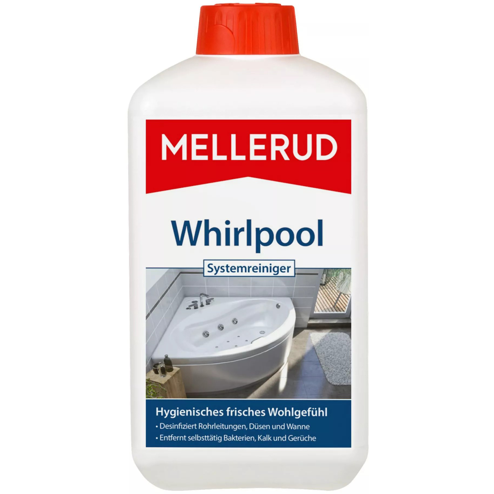 Жидкость для чистки ванн Mellerud Для чистки и гигиены гидромассажных систем 1 л (4004666002039)