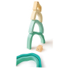 Развивающая игрушка Hape деревянная пирамидка Мишка (E0490) изображение 2