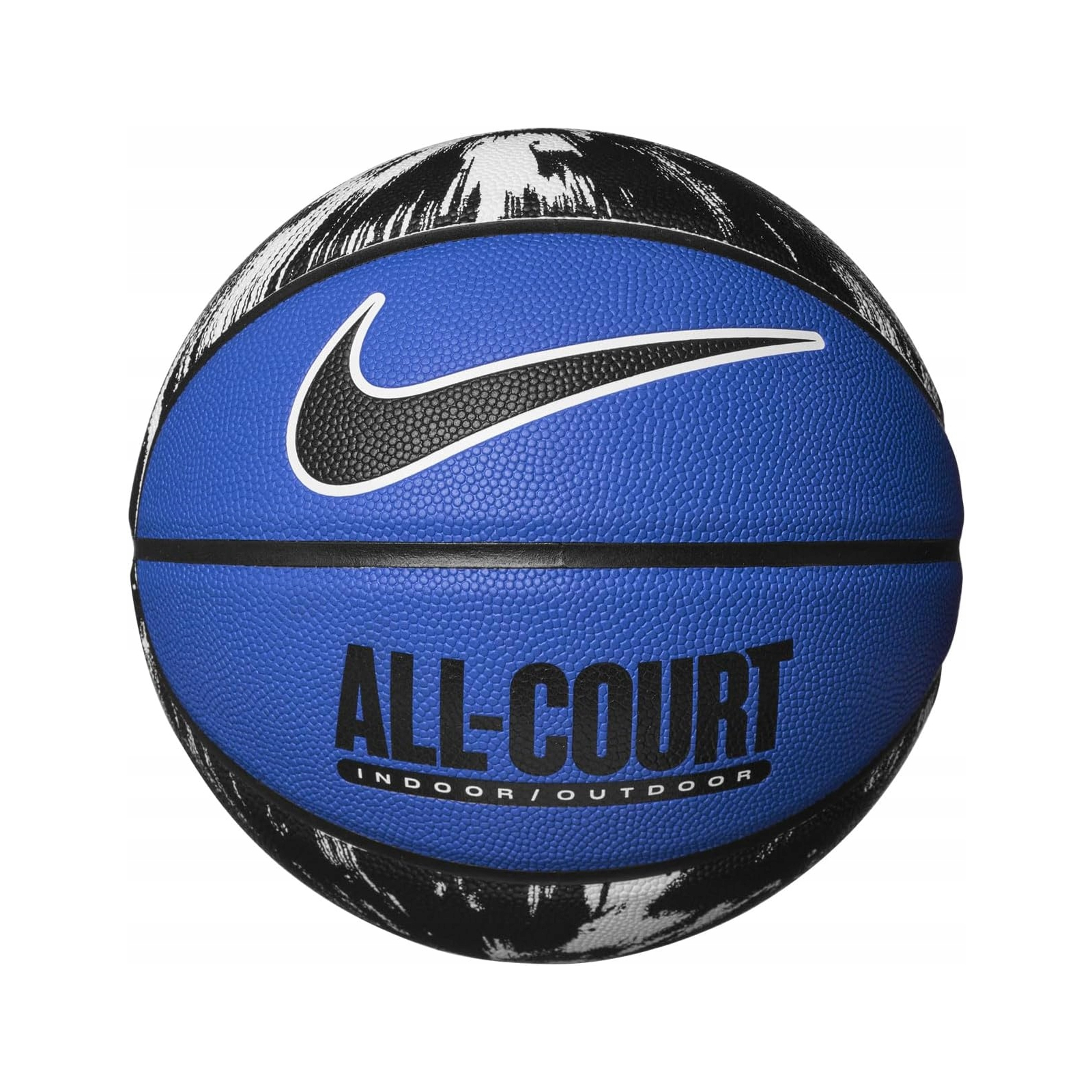 Мяч баскетбольный Nike Everyday All Court 8P Graphic Deflated синій, чорний, білий Уні 7 N.100.4370.455.07 (887791758156)