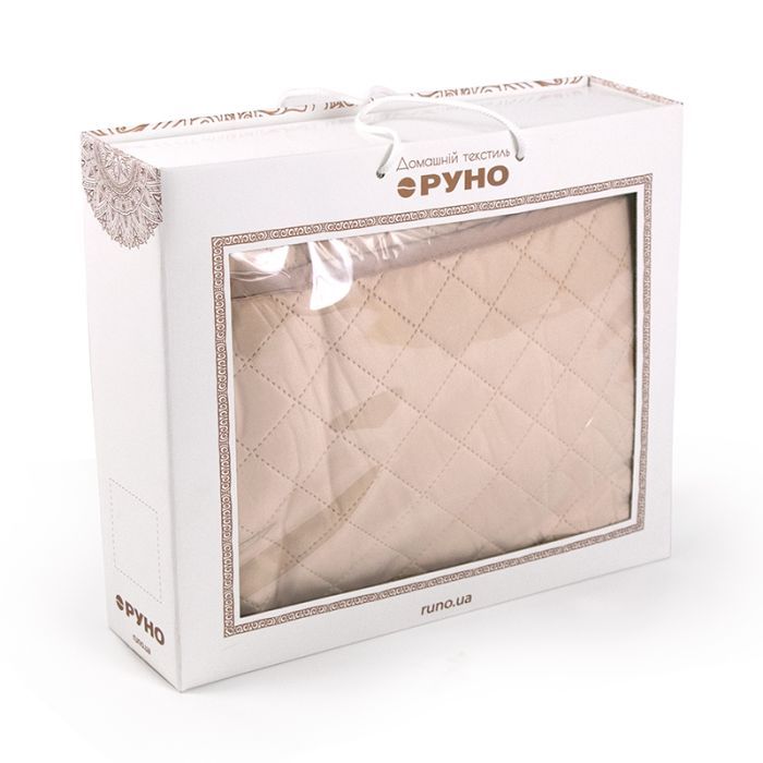 Покрывало Руно двустороннее декоративное Velour Beige ромб 220х240 см (330.55_Beige ромб) изображение 10